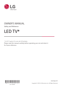 Bruksanvisning LG 28LN661HBLD LED TV