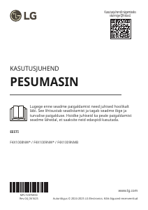 Kasutusjuhend LG F4X1009NMB Pesumasin
