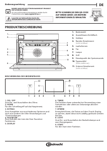 Manual Bauknecht BCS11A9FHTSKA Oven