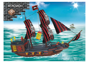 Instrukcja BanBao set 8702 Pirate Niepokonany statek