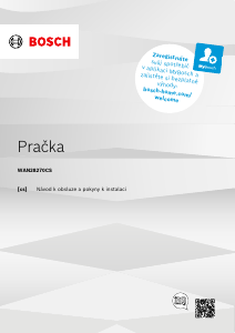 Manuál Bosch WAN28270CS Pračka
