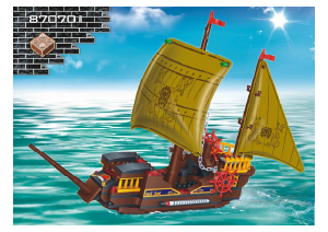 Brugsanvisning BanBao set 8707 Pirate Pirathavn