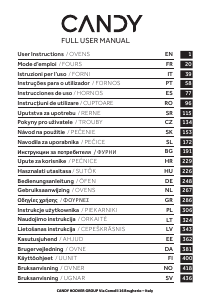 Priročnik Candy F CT200X/E DE Pečica