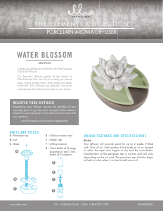 Bruksanvisning Ellia ARM-P200 Water Blossom Aromspridare