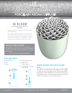 Bruksanvisning Ellia ARM-P250 In Bloom Aromspridare