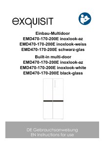 Manual Exquisit EMD470-170-200E Fridge-Freezer