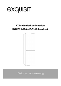 Bedienungsanleitung Exquisit KGC320-100-NF-010A Kühl-gefrierkombination
