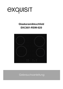 Bedienungsanleitung Exquisit EKC 601-R-020 Kochfeld