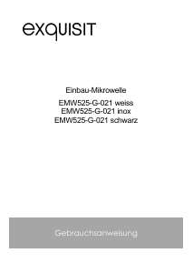 Bedienungsanleitung Exquisit EMW525-G-021 Mikrowelle