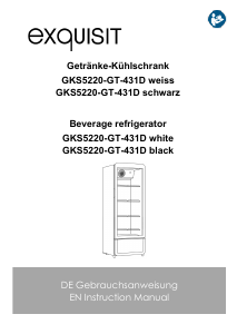 Bedienungsanleitung Exquisit GKS 5220-GT-431D Kühlschrank