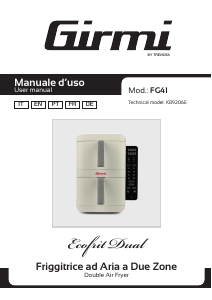 Manual Girmi FG41 Ecofrit Duo Fritadeira