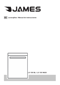 Manual de uso James LV 15V BL Lavavajillas