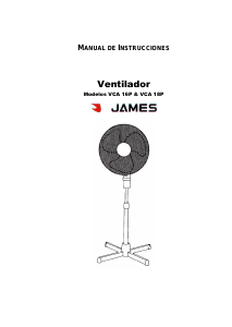 Manual de uso James VCA 16 P Ventilador
