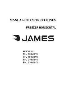 Manual de uso James FHJ 100 M INV Congelador