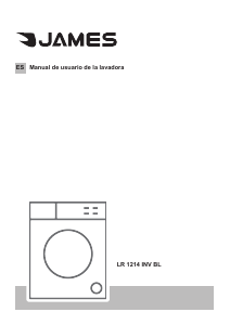Manual de uso James LR 1214 INV BL Lavadora