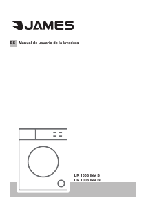 Manual de uso James LR 1008 INV BL Lavadora