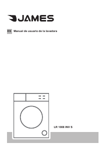 Manual de uso James LR 1008 INV S Lavadora