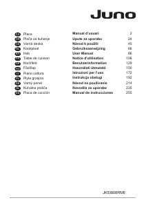 Mode d’emploi Juno JKSI808RM6 Table de cuisson