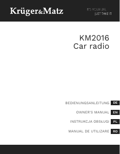 Manual Krüger and Matz KM2016 Player auto
