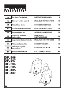 Kullanım kılavuzu Makita DFJ304 Mont
