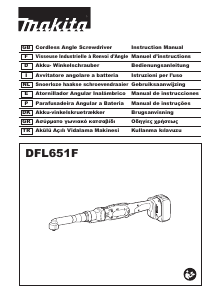 Kullanım kılavuzu Makita DFL651F Tornavida