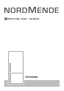 Bruksanvisning Nordmende RIFF50506NM Kyl-frys