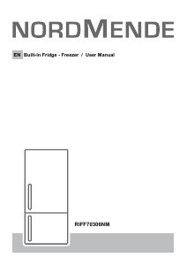 Bruksanvisning Nordmende RIFF70306NM Kyl-frys