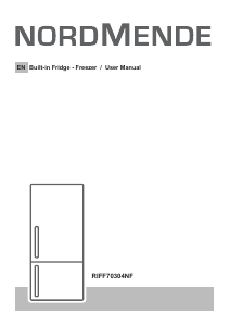 Bruksanvisning Nordmende RIFF70304NF Kyl-frys