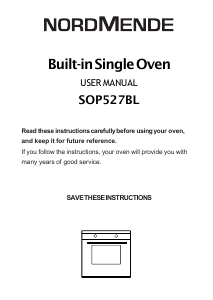 Handleiding Nordmende SOP527BL Oven