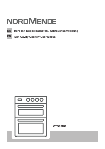 Bruksanvisning Nordmende CTG62BK Spis