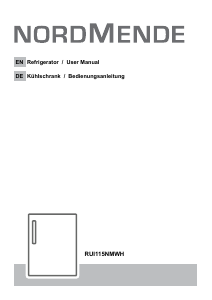 Manual Nordmende RUI115NMWH Refrigerator