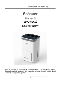 Manuál Rohnson R-9150 Power Dry Vysoušeč