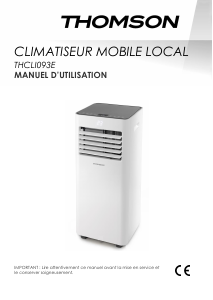 Mode d’emploi Thomson THCLI093E Climatiseur