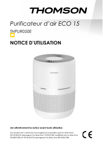 Manual Thomson THPUR050E Air Purifier