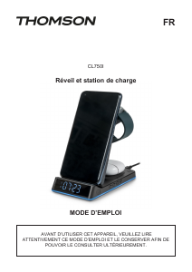 Mode d’emploi Thomson CL750IS Réveil