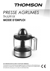 Handleiding Thomson THJU91IX Citruspers