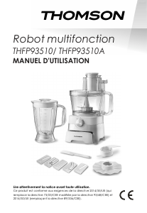 Manual de uso Thomson THFP93510A Robot de cocina