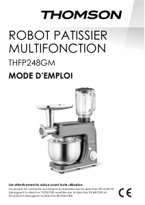 Manual de uso Thomson THFP248GM Robot de cocina