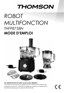 Mode d’emploi Thomson THFP875BN Robot de cuisine