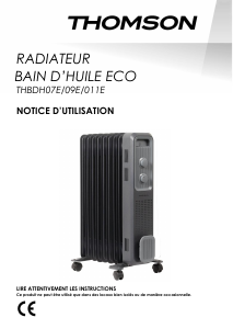 Mode d’emploi Thomson THBDH09E Chauffage