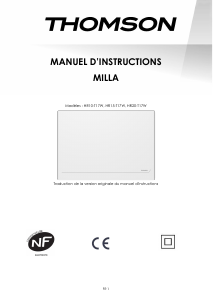 Manual de uso Thomson HR15-T17W Calefactor