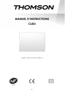 Manual Thomson HR10-T16 Cleo Aquecedor