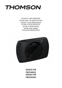 Mode d’emploi Thomson RT353 Radio