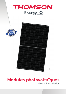 Mode d’emploi Thomson Raia 375 Panneau solaire
