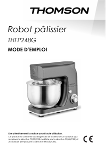 Bedienungsanleitung Thomson THFP248G Standmixer
