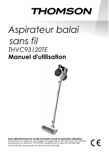 Manual Thomson THVC93120TE Vacuum Cleaner