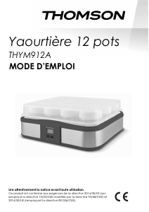 Handleiding Thomson THYM912A Yoghurtmaker