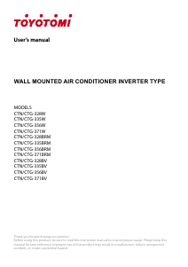 Manual Toyotomi CTN-335W Air Conditioner