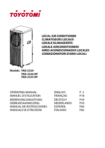 Manual de uso Toyotomi TAD-2335HP Aire acondicionado