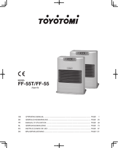 Bruksanvisning Toyotomi FF-55 WiFi Värmefläkt